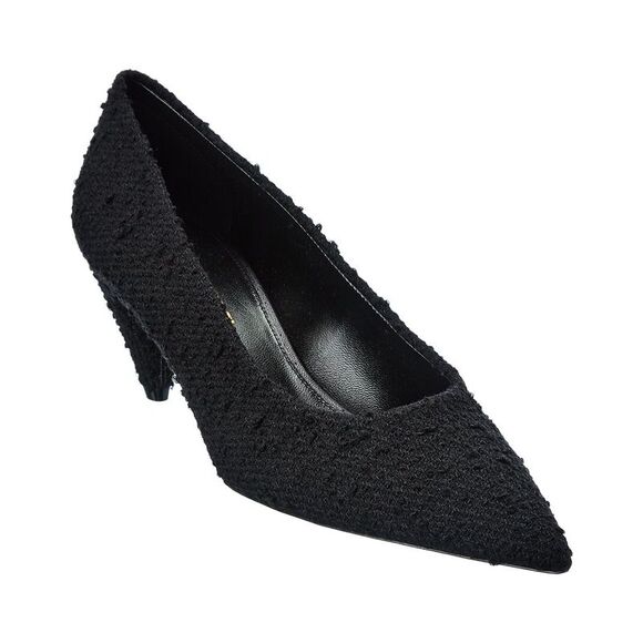 Saint Laurent Vivi 55 Tweed Pump, Black - Picture 1 of 5